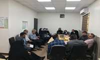 نشست وهم اندیشی دکتر غریب زاده با مسئولان واحدهای پشتیبانی